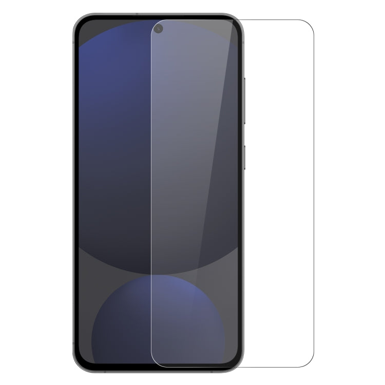 For Samsung Galaxy S25+ 5G NORTHJO TPU Case with Screen and Lens Film, Support Fingerprint Unlock(Transparent)