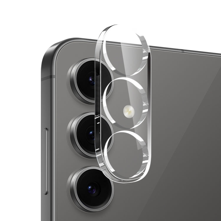 For Samsung Galaxy S25+ 5G NORTHJO TPU Case with Screen and Lens Film, Support Fingerprint Unlock(Transparent)