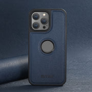 For iPhone 16 Plus Suteni G1 Cross Texture MagSafe Phone Case(Blue)