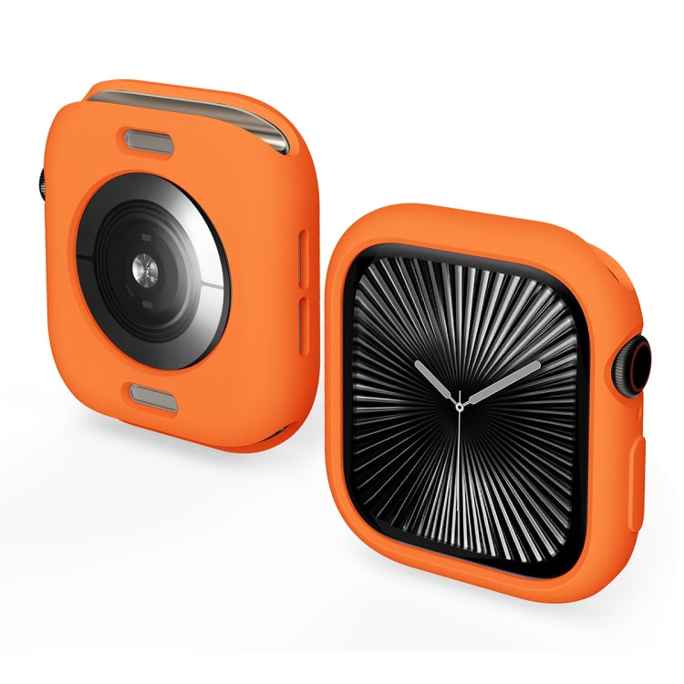 For Apple Watch Series 10 42mm ENKAY Hat-Prince Candy Color TPU Watch Case(Orange)