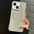 For iPhone 13 AG Carbon Fiber Frameless MagSafe Phone Case(Grey) - free shipping - PMc TechLife - Order now!