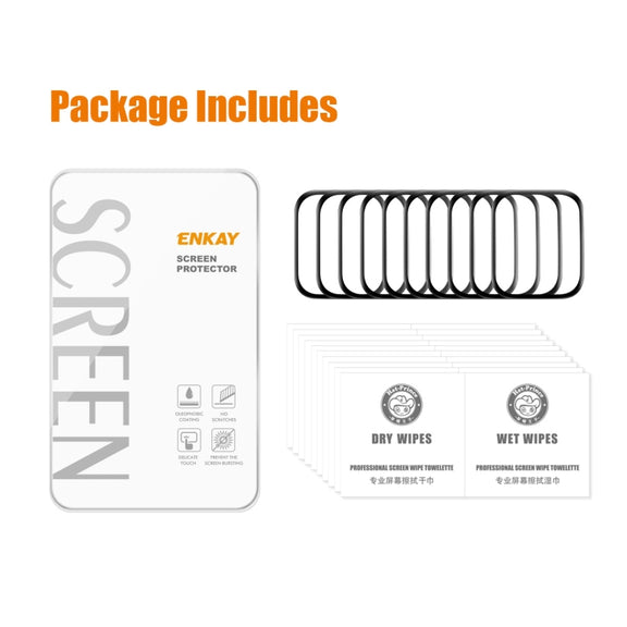 For Honor Watch 5 10pcs ENKAY 3D Full Coverage Soft PC Edge PMMA HD Screen Film