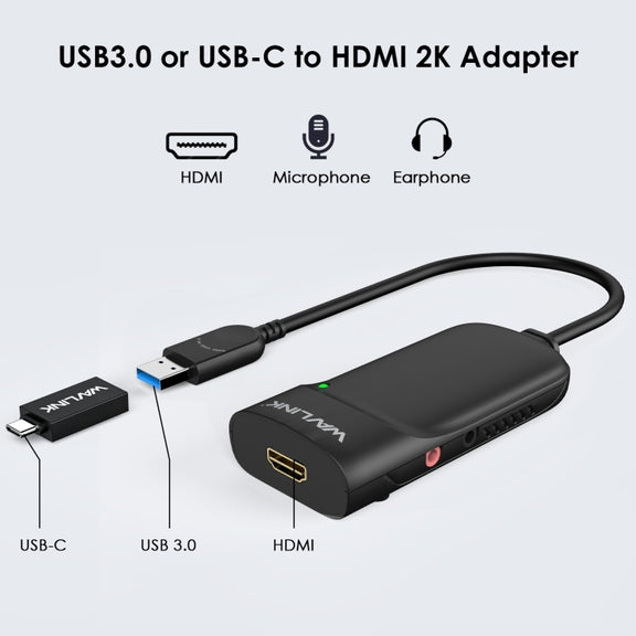 WAVLINK UG3501H Super Speed USB 3.0 To HDMI/Multi Monitor Video Graphic Adapter