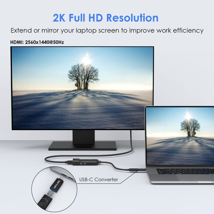 WAVLINK UG3501H Super Speed USB 3.0 To HDMI/Multi Monitor Video Graphic Adapter