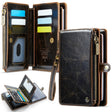 CaseMe-Me60 Multi-functional Anti-theft Swipe Passport Wallet(Brown) - free shipping - PMC Jewellery - Order now!