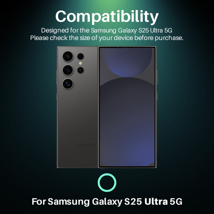 For Samsung Galaxy S25 Ultra 5G NORTHJO Camera Lens Protector 3D HD Tempered Glass Film(Clear)