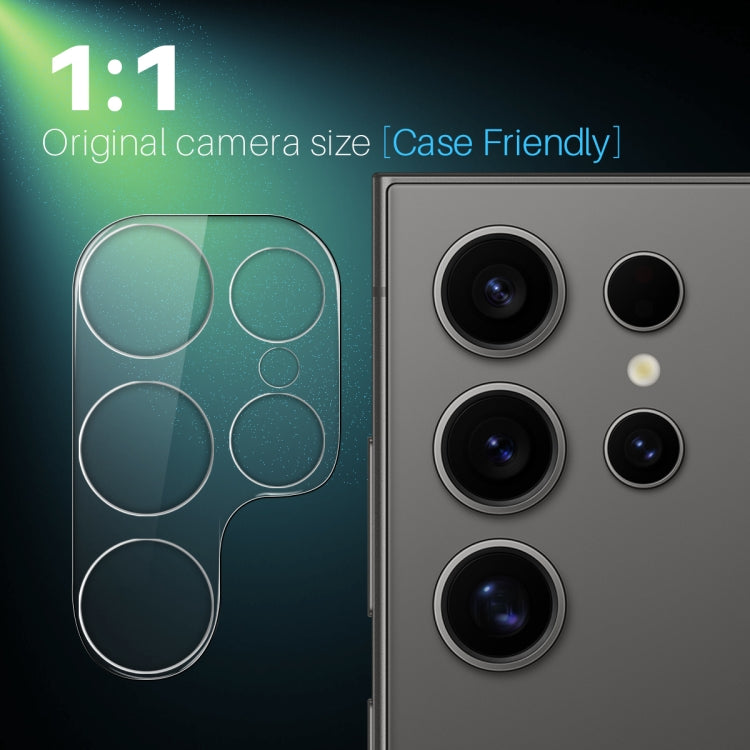 For Samsung Galaxy S25 Ultra 5G NORTHJO Camera Lens Protector 3D HD Tempered Glass Film(Clear)