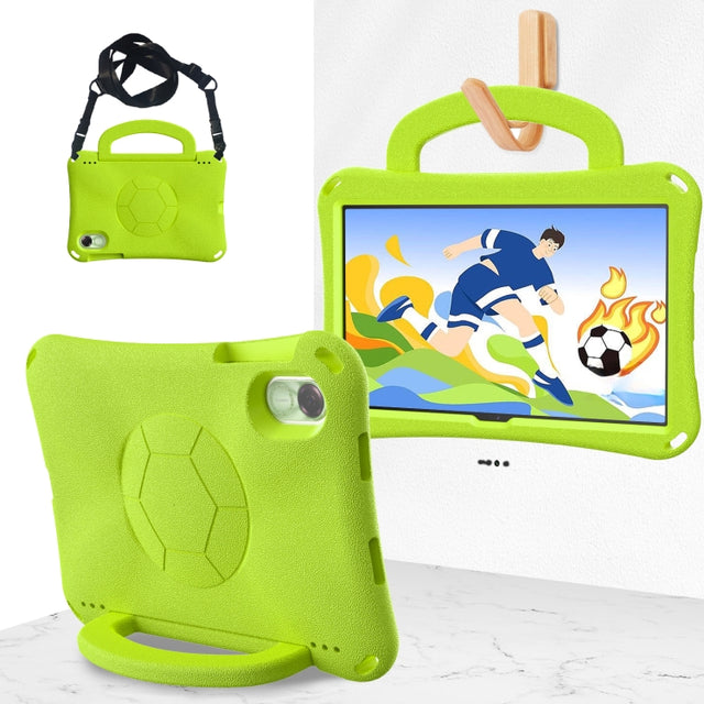 For Honor Pad X8 Pro 11.5 2023 Handle Football Shaped EVA Shockproof Tablet Case(Grass Green)