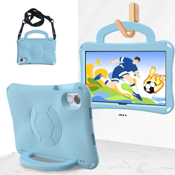 For Honor Pad X8 Pro 11.5 2023 Handle Football Shaped EVA Shockproof Tablet Case(Light Blue)