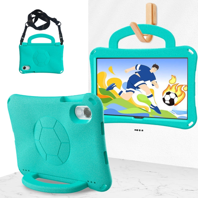 For Honor Pad X8 Pro 11.5 2023 Handle Football Shaped EVA Shockproof Tablet Case(Mint  Green)