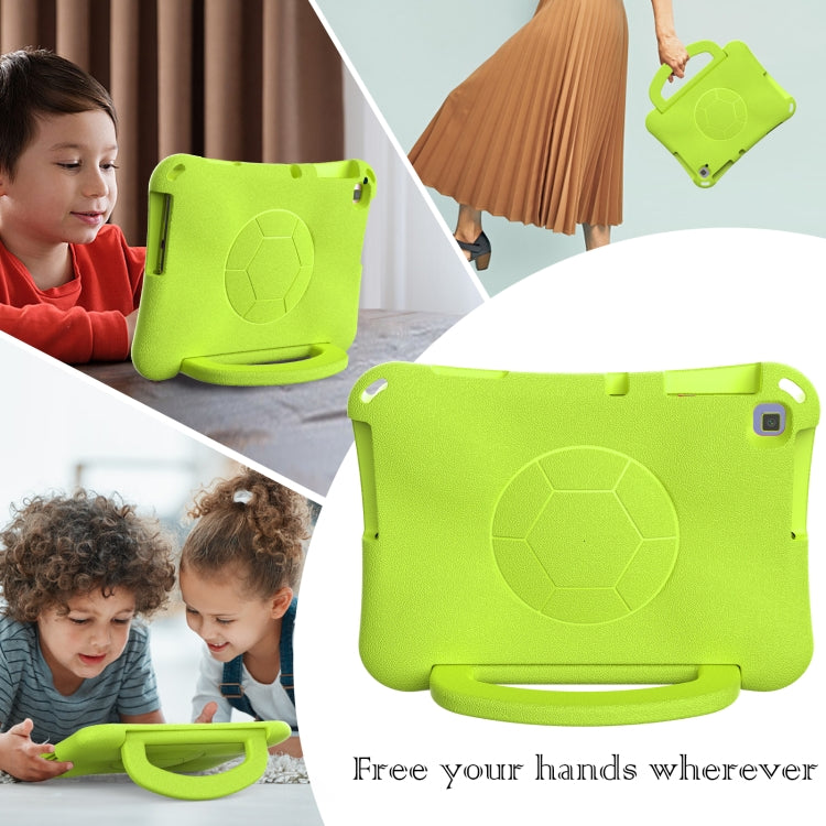 For Honor Pad X8 / X8 Lite 10.1 Handle Football Shaped EVA Shockproof Tablet Case(Grass Green)