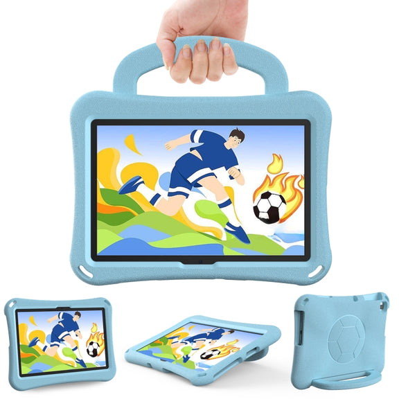 For Honor Pad X8 / X8 Lite 10.1 Handle Football Shaped EVA Shockproof Tablet Case(Light Blue)
