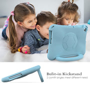 For Honor Pad X8 / X8 Lite 10.1 Handle Football Shaped EVA Shockproof Tablet Case(Light Blue)