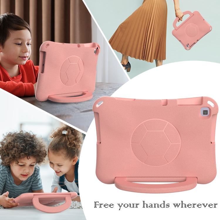 For Honor Pad X8 / X8 Lite 10.1 Handle Football Shaped EVA Shockproof Tablet Case(Light Pink)