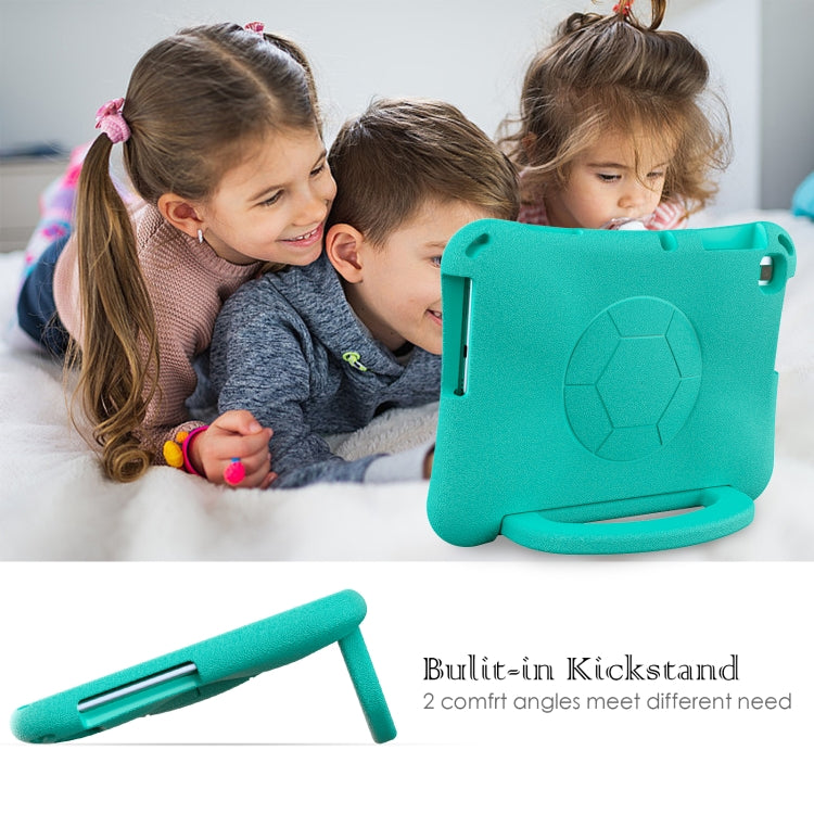 For Honor Pad X8 / X8 Lite 10.1 Handle Football Shaped EVA Shockproof Tablet Case(Mint  Green)