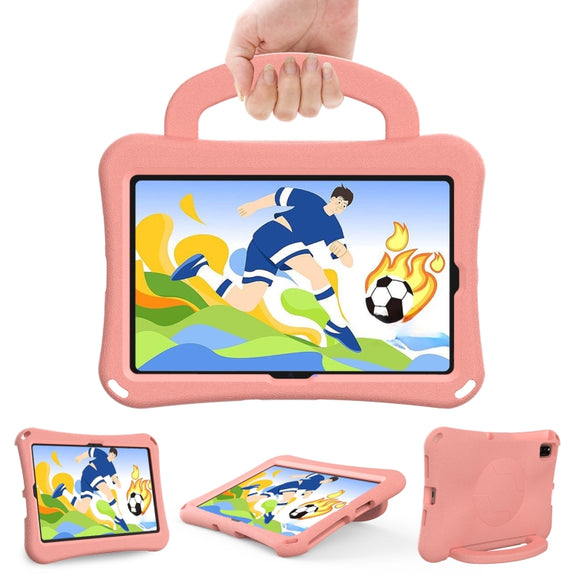 For Honor Pad V7 10.4 2024 Handle Football Shaped EVA Shockproof Tablet Case(Light Pink)