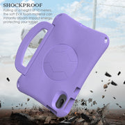 For Honor Pad V7 11 2021 Handle Football Shaped EVA Shockproof Tablet Case(Light Purple)
