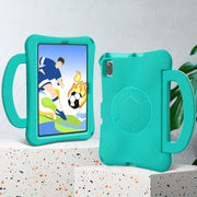 For Honor Pad V6 10.4 2024 Handle Football Shaped EVA Shockproof Tablet Case(Mint  Green)