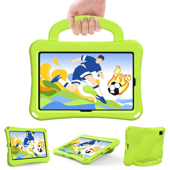 For Huawei MatePad SE 10.4 2022 / 2023 Handle Football Shaped EVA Shockproof Tablet Case(Grass Green)