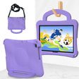 For Huawei Enpoy Tablet2 Handle Football Shaped EVA Shockproof Tablet Case(Light Purple) - Huawei by PMC TechLife | Online Shopping South Africa | PMC TechLife | Buy Now Pay Later Mobicred