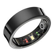 R09 SIZE 9 Smart Ring, Support Heart Rate / Blood Oxygen / Sleep Monitoring / Multiple Sports Modes(Black)