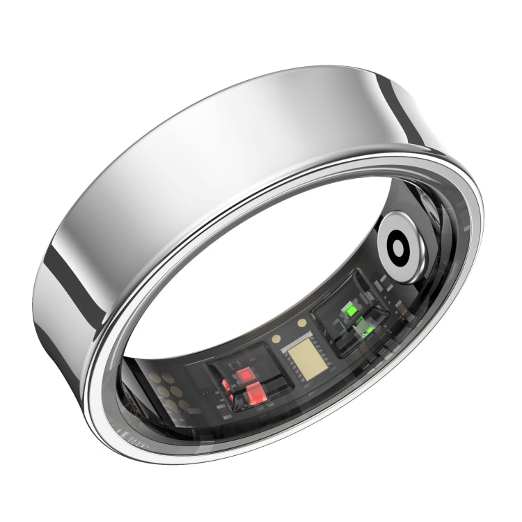 R09 SIZE 12 Smart Ring, Support Heart Rate / Blood Oxygen / Sleep Monitoring / Multiple Sports Modes(Silver)