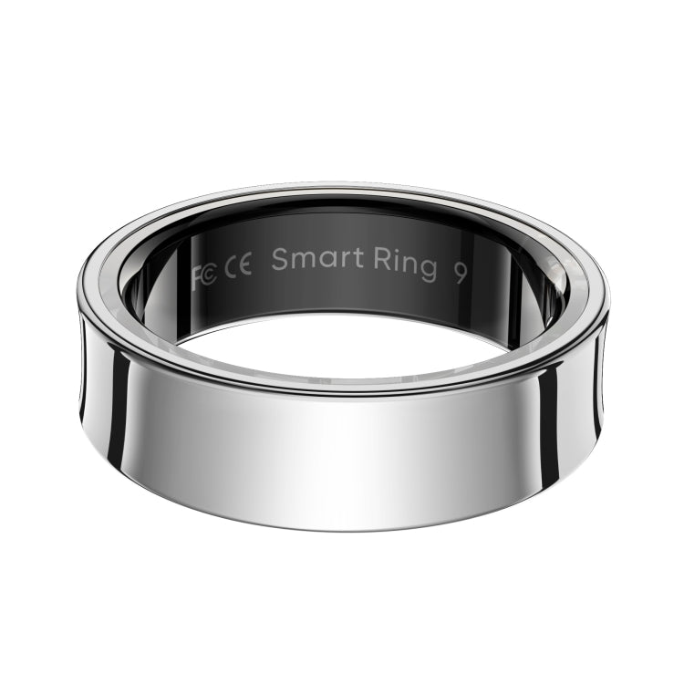R09 SIZE 12 Smart Ring, Support Heart Rate / Blood Oxygen / Sleep Monitoring / Multiple Sports Modes(Silver)