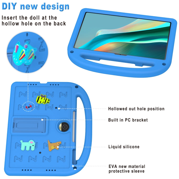For Honor Pad 9 12.1 Cartoon Sparrow EVA Shockproof Tablet Case(Blue)