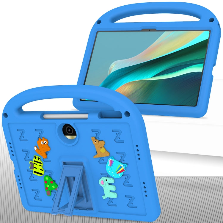 For Honor Pad 9 12.1 Cartoon Sparrow EVA Shockproof Tablet Case(Blue)