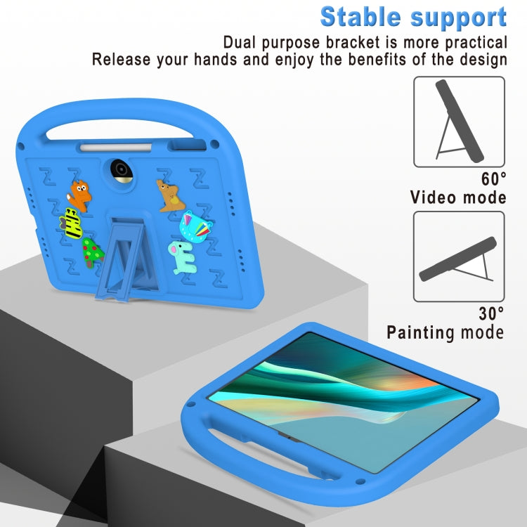 For Honor Pad 9 12.1 Cartoon Sparrow EVA Shockproof Tablet Case(Blue)