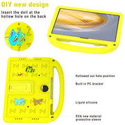 For Honor Pad 9 12.1 Cartoon Sparrow EVA Shockproof Tablet Case(Yellow)