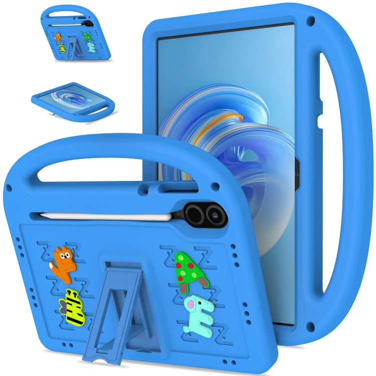 For Honor Pad X8 Pro 11.5 Cartoon Sparrow EVA Shockproof Tablet Case(Blue)