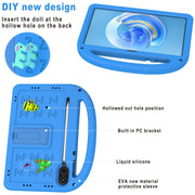 For Honor Pad X8 Pro 11.5 Cartoon Sparrow EVA Shockproof Tablet Case(Blue)