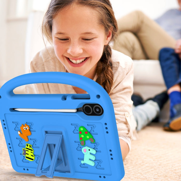 For Honor Pad X8 Pro 11.5 Cartoon Sparrow EVA Shockproof Tablet Case(Blue)
