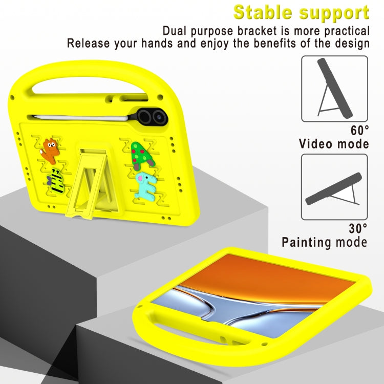 For Honor Pad X8 Pro 11.5 Cartoon Sparrow EVA Shockproof Tablet Case(Yellow)