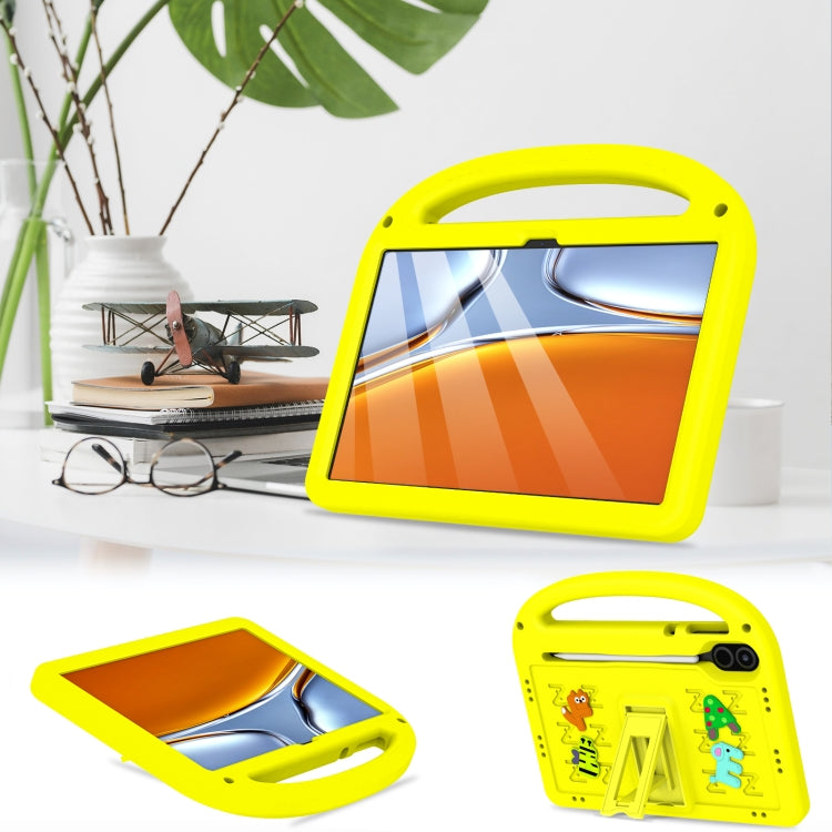 For Honor Pad X8 Pro 11.5 Cartoon Sparrow EVA Shockproof Tablet Case(Yellow)