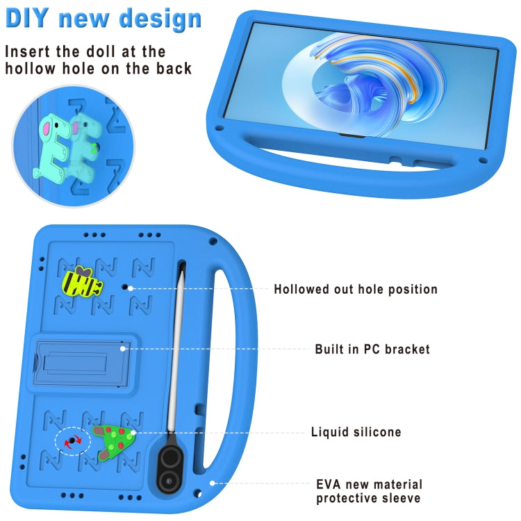 For Honor Pad X9 11.5  Cartoon Sparrow EVA Shockproof Tablet Case(Blue)