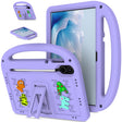 For Honor Pad X9 11.5  Cartoon Sparrow EVA Shockproof Tablet Case(Taro Purple) - Honor by PMC TechLife | Online Shopping South Africa | PMC TechLife | Buy Now Pay Later Mobicred