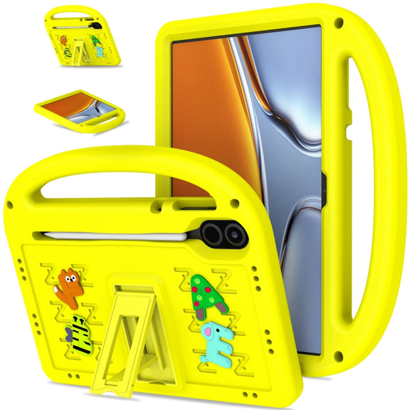 For Honor Pad X9 11.5  Cartoon Sparrow EVA Shockproof Tablet Case(Yellow)