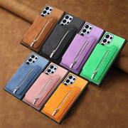 For Samsung Galaxy S25 5G Retro MagSafe Zipper Wallet Card Bag Back Phone Case(Green)