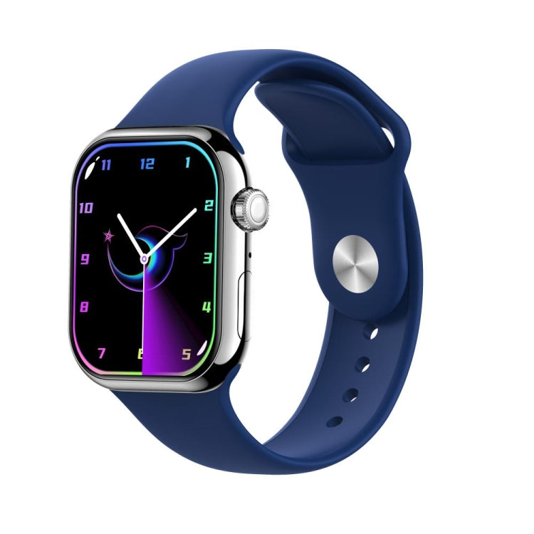 KL08 2.04 inch Color Screen Smart Watch Silicone Strap, Support Bluetooth Call(Blue)
