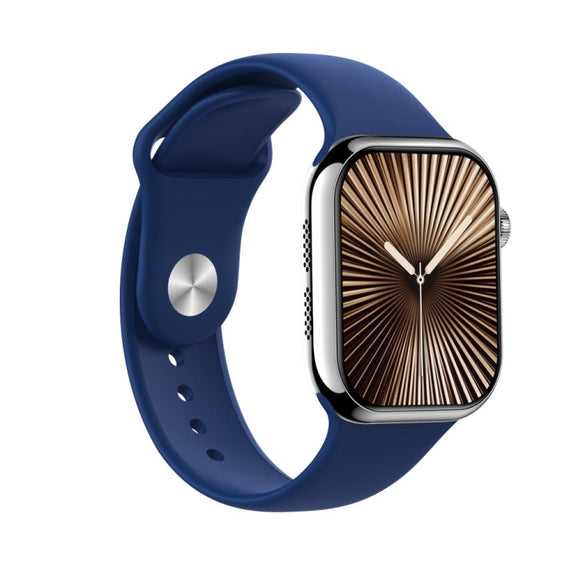 KL08 2.04 inch Color Screen Smart Watch Silicone Strap, Support Bluetooth Call(Blue)
