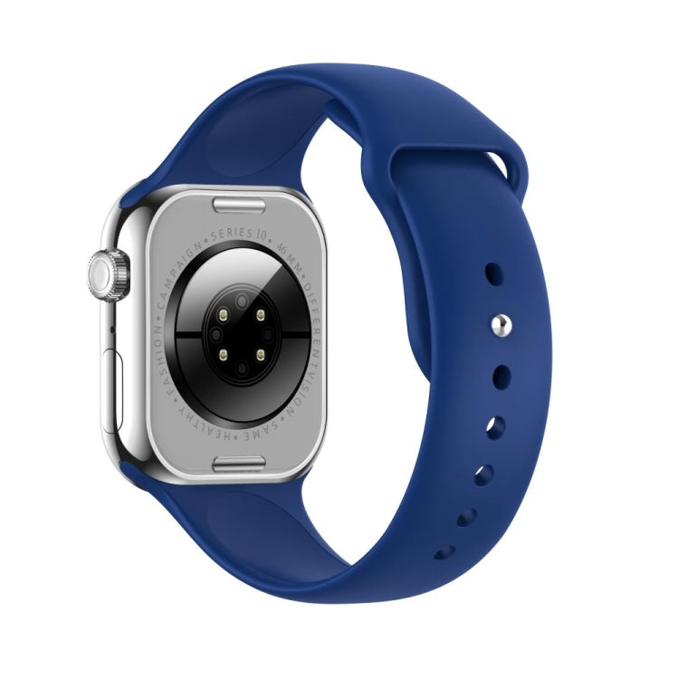 KL08 2.04 inch Color Screen Smart Watch Silicone Strap, Support Bluetooth Call(Blue)