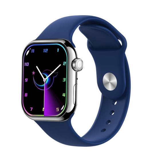 KL08 2.04 inch Color Screen Smart Watch Silicone Strap, Support Bluetooth Call(Blue)
