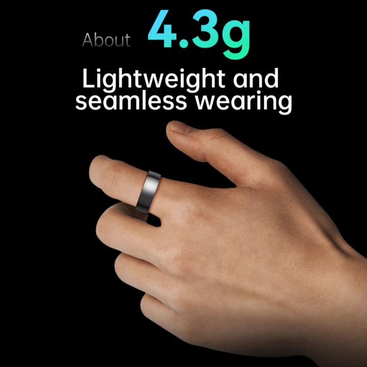 R1000 SIZE 7 Smart Ring, Support Heart Rate / Blood Oxygen / Sleep / Multiple Sports Modes(White)