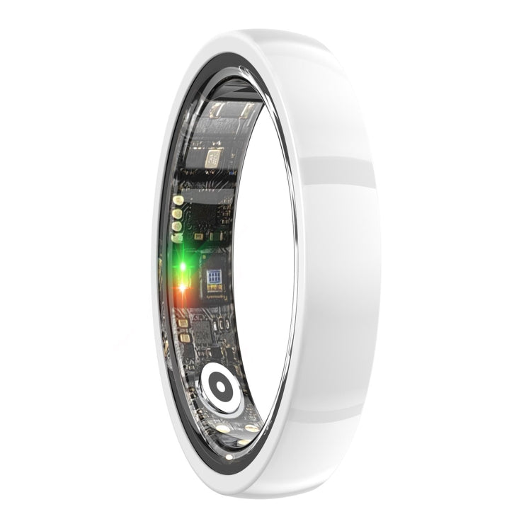 R1000 SIZE 10 Smart Ring, Support Heart Rate / Blood Oxygen / Sleep / Multiple Sports Modes(White)