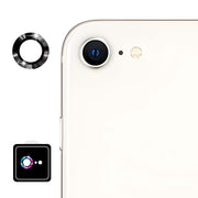 For iPhone 16e ENKAY 9H Rear Lens Aluminium Alloy Tempered Glass Film(Black)