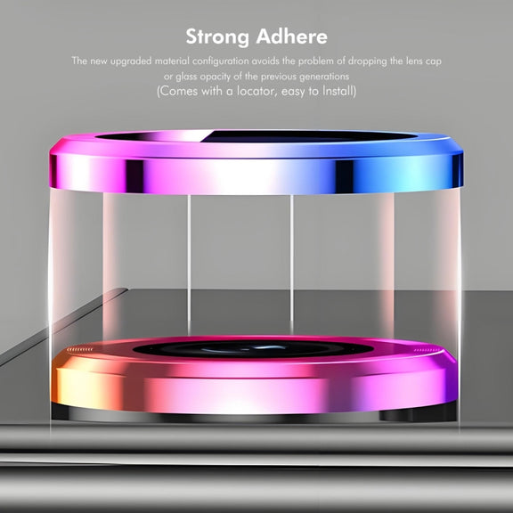 For iPhone 16e ENKAY 9H Rear Lens Aluminium Alloy Tempered Glass Film(Sierra Blue)