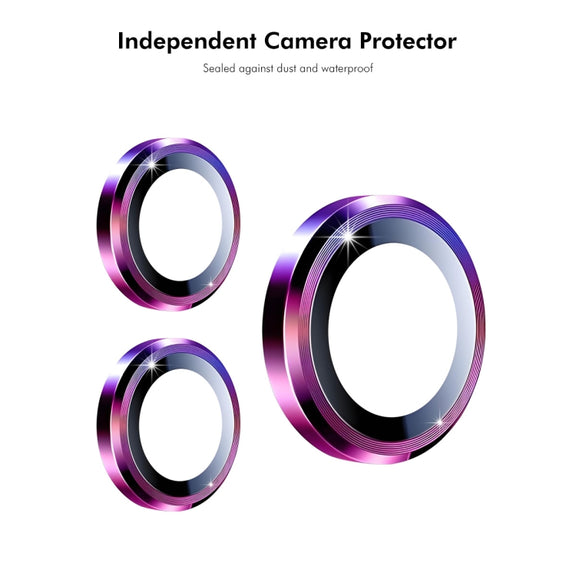 For iPhone 16e ENKAY 9H Rear Lens Aluminium Alloy Tempered Glass Film(Sierra Blue)