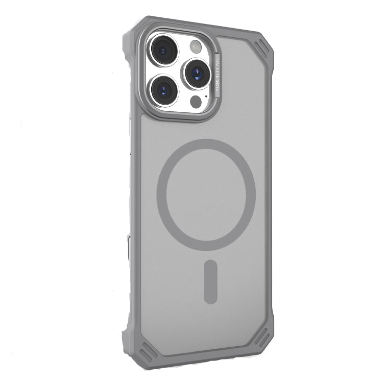 For iPhone 16 Pro Max Starshield Frameless MagSafe PC Phone Case(Grey)